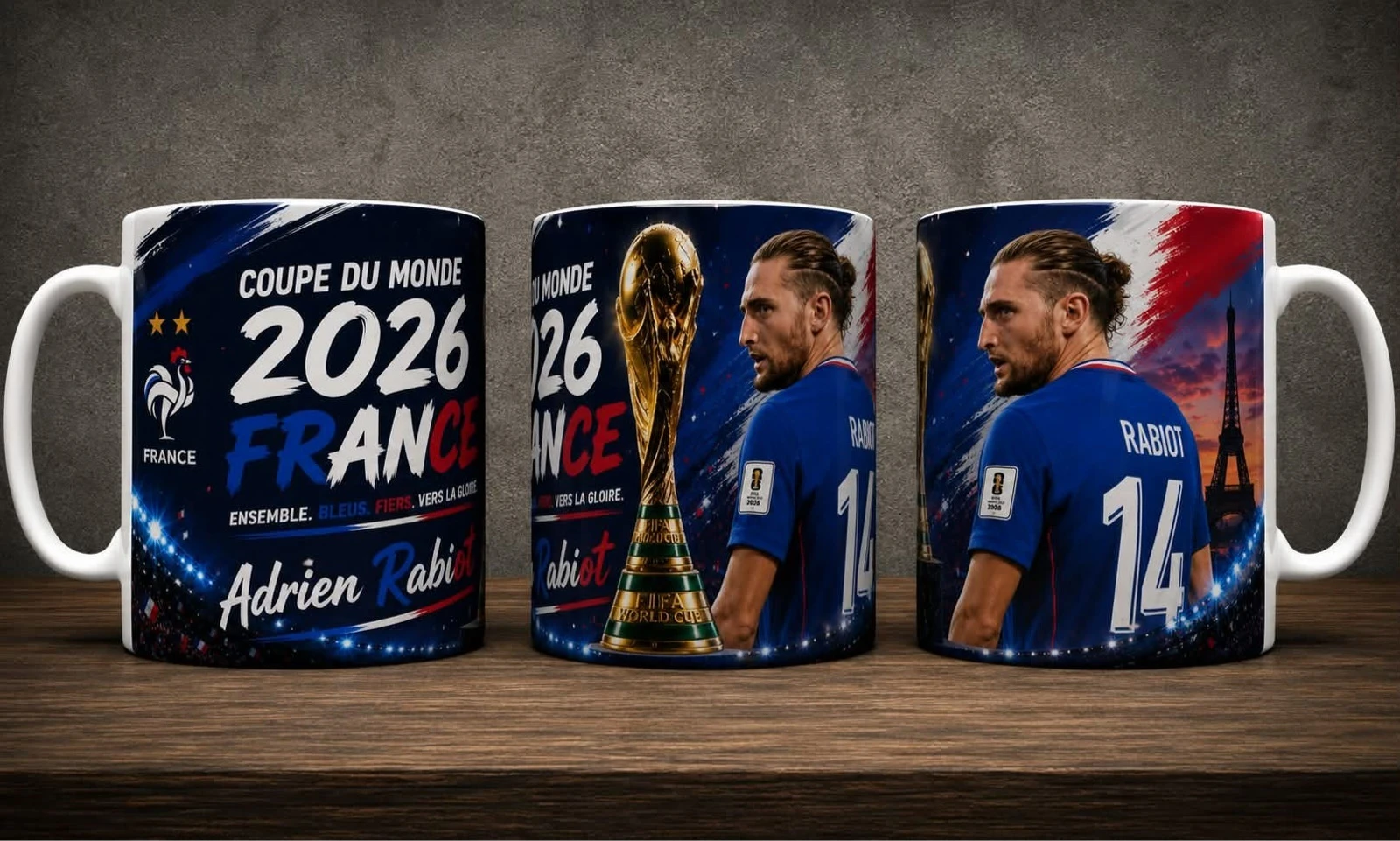 Tasse équipe de France football 